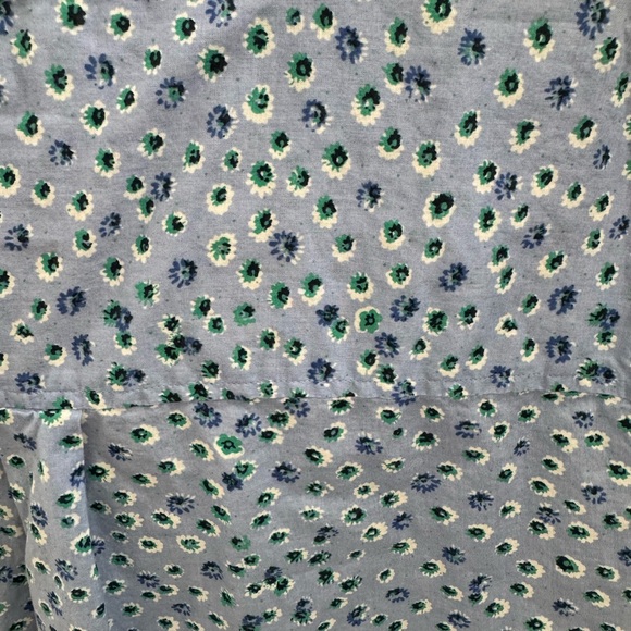 J. Crew Blue Short Sleeve Button Top - Picture 3 of 3